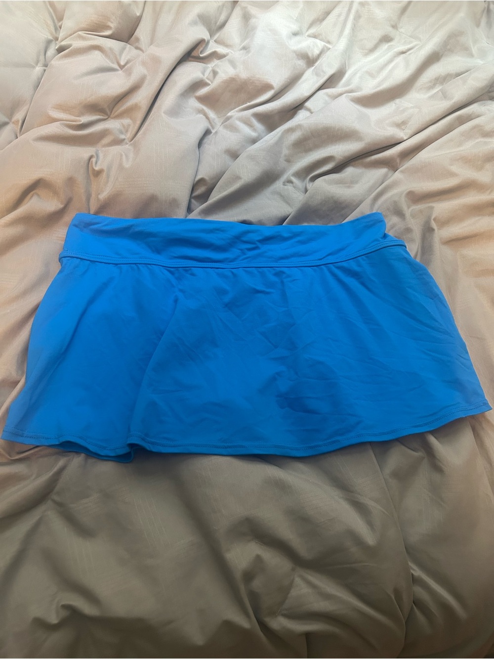 Anne Cole Bright Blue Swim Skirt Coverup
